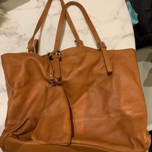 Bugotti brown satchel